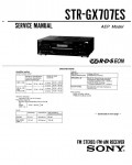 Сервисная инструкция Sony STR-GX707ES
