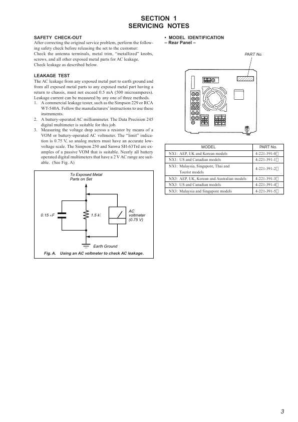 Сервисная инструкция Sony STR-NX1, STR-NX3 (HMC-NX1, HMC-NX3AV)