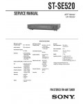 Сервисная инструкция Sony STR-SE520
