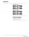 Сервисная инструкция SONY SX-C750