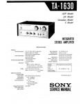 Сервисная инструкция Sony TA-1630