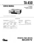 Сервисная инструкция Sony TA-A50