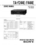 Сервисная инструкция Sony TA-F244E, TA-F444E