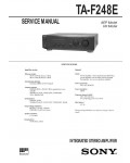 Сервисная инструкция Sony TA-F248E