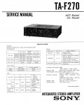 Сервисная инструкция Sony TA-F270