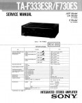 Сервисная инструкция Sony TA-F333ESR, TA-F730ES
