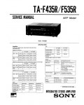 Сервисная инструкция Sony TA-F435R, TA-F535R