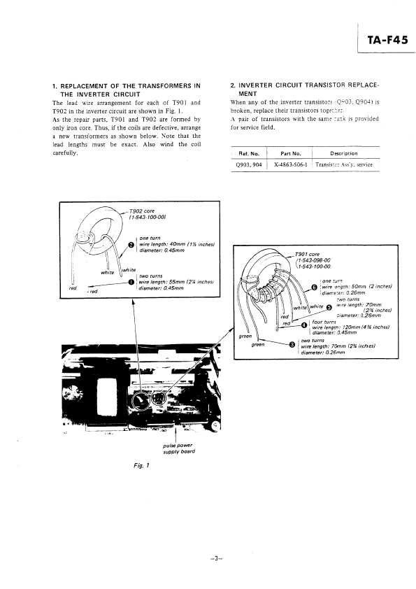 Сервисная инструкция Sony TA-F45