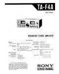 Сервисная инструкция Sony TA-F4A