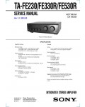 Сервисная инструкция Sony TA-FE230, TA-FE330R, TA-FE530R