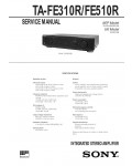 Сервисная инструкция Sony TA-FE310R, TA-FE510R схема