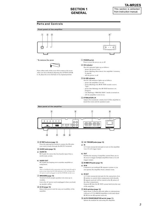 Сервисная инструкция Sony TA-MR2ES