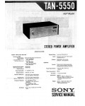 Сервисная инструкция Sony TA-N5550