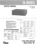 Сервисная инструкция Sony TA-N80ES