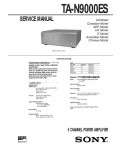 Сервисная инструкция Sony TA-N9000ES