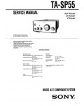 Сервисная инструкция Sony TA-SP55 (CMT-SP55MD, CMT-SP55TC)