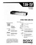 Сервисная инструкция Sony TAN-15F