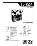 Сервисная инструкция Sony TC-755A