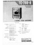 Сервисная инструкция Sony TC-788-4