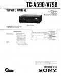 Сервисная инструкция Sony TC-A590, TC-A790