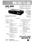 Сервисная инструкция Sony TC-D6C, WM-D6C