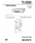 Сервисная инструкция Sony TC-EX66