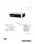 Сервисная инструкция Sony TC-FX600