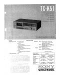 Сервисная инструкция Sony TC-K51