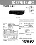 Сервисная инструкция Sony TC-K620, TC-K650ES