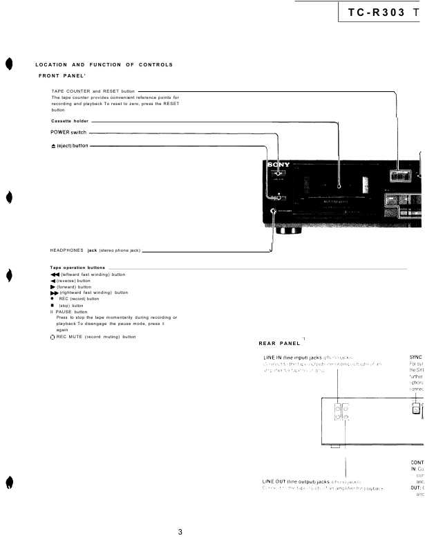 Сервисная инструкция Sony TC-R303