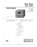 Сервисная инструкция Sony TC-TX1