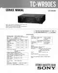 Сервисная инструкция Sony TC-WR90ES