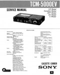 Сервисная инструкция Sony TCM-5000EV