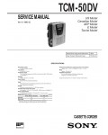 Сервисная инструкция Sony TCM-50DV
