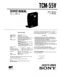 Сервисная инструкция Sony TCM-55V