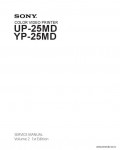 Сервисная инструкция SONY UP-25MD VOL.2, 1st-edition