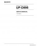 Сервисная инструкция SONY UP-D895