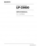 Сервисная инструкция SONY UP-D9500 VOL.1, 1st-edition
