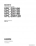 Сервисная инструкция SONY VPL-DW120, DX100, DX120, DX140