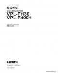 Сервисная инструкция SONY VPL-F400, FH30