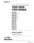 Сервисная инструкция SONY VSR-2000, 1st-edition, REV.2
