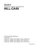 Сервисная инструкция SONY WLL-CA50, MM, 1st-edition