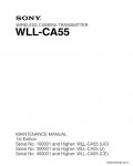Сервисная инструкция SONY WLL-CA55, MM, 1st-edition
