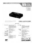 Сервисная инструкция Sony WM-D6