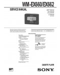 Сервисная инструкция Sony WM-EX660, WM-EX662