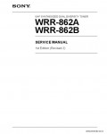 Сервисная инструкция SONY WRR-862, 1st-edition, REV.2