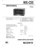 Сервисная инструкция Sony WX-C55