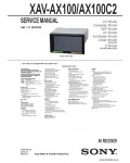 Сервисная инструкция SONY XAV-AX100, AX100C2 V1.3