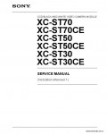 Сервисная инструкция SONY XC-ST30, ST50, ST70, 2ND, ED, REV.1