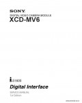 Сервисная инструкция SONY XCD-MV6